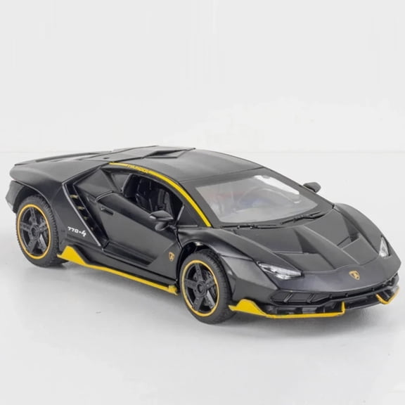 1:32 Alloy Lambo LP770-4 Super Sports Car Model Toy Racing Lifting Tail Sound Light Doors Opend Diecasts & Toy Vehicles for Boys