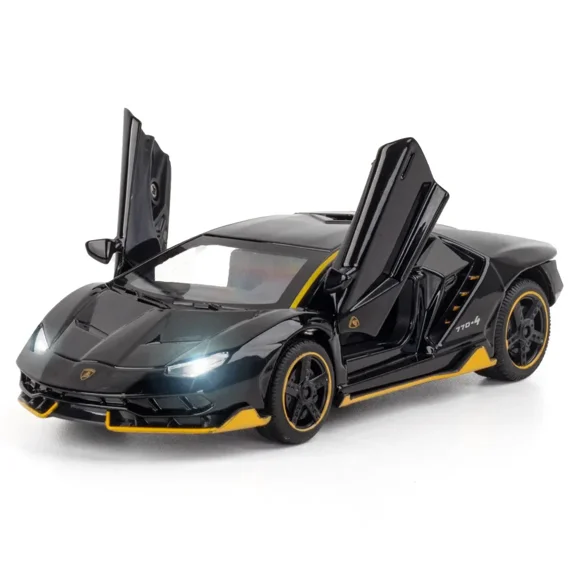 1:32 Alloy Lambo LP770-4 Super Sports Car Model Toy Racing Lifting Tail Sound Light Doors Opend Diecasts & Toy Vehicles for Boys