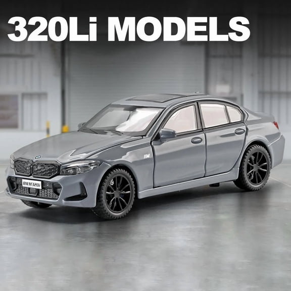 1:32 BMW 320i THE 3 2025 Alloy Diecasts & Toy Vehicles Metal Toy Car Model Sound and light Collection Kids Toy
