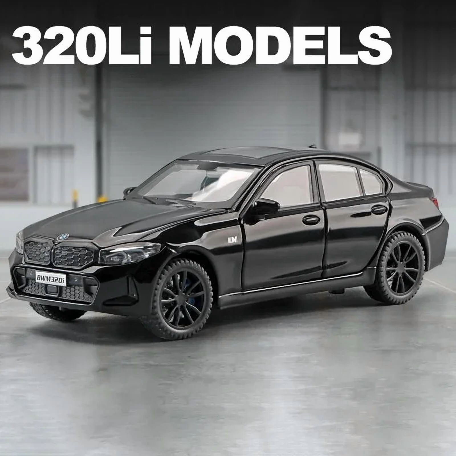 1:32 BMW 320i THE 3 2025 Alloy Model Car Toy Diecasts Casting Sound and Light Car Toys For Children Vehicle