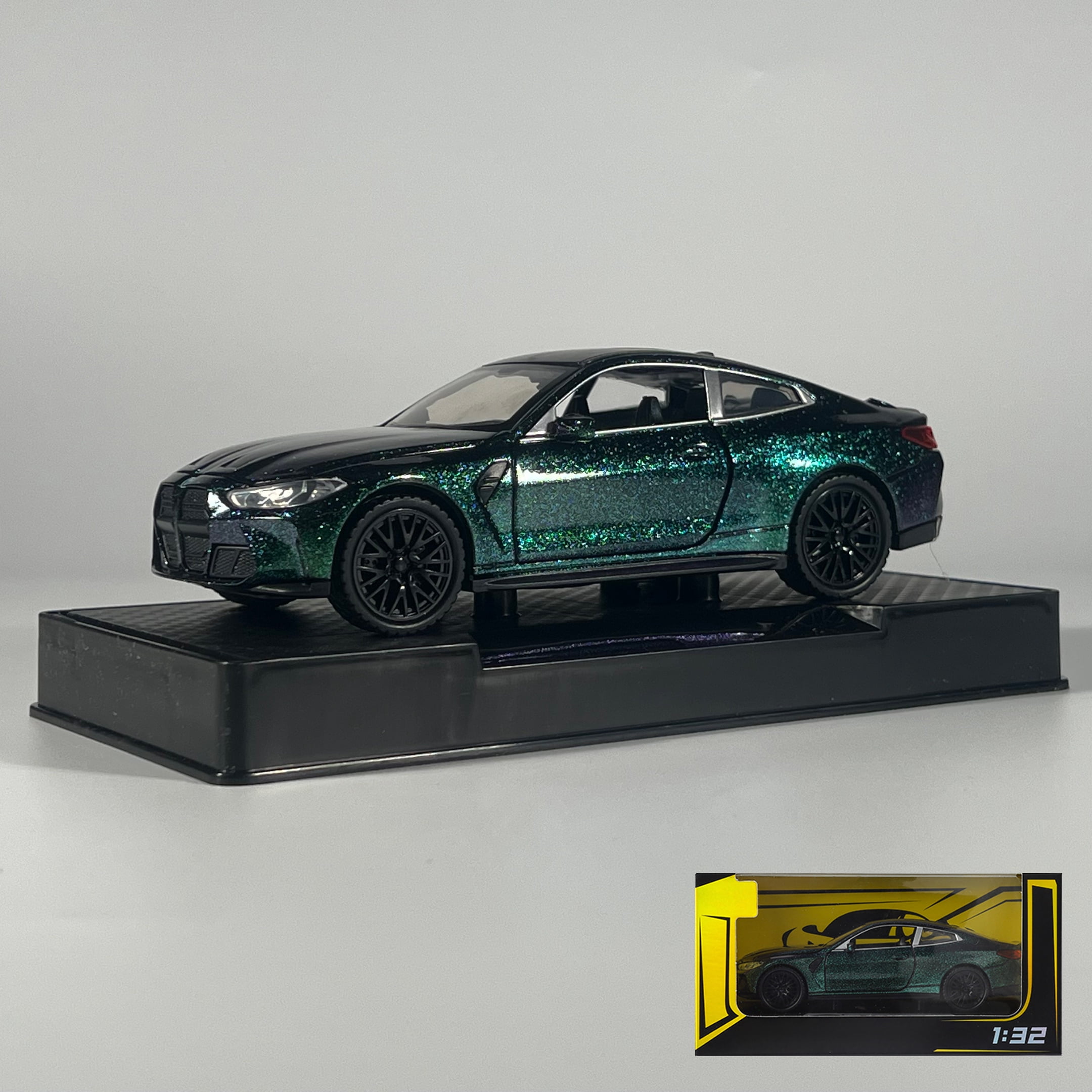 1:32 BMW M4 Coupe Sports Car Alloy Metal Diecast Model Car Racing Enthusiasts' Collection Ornaments High Simulation Decorations