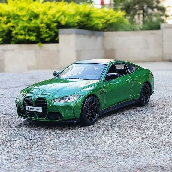 1:32 BMW M4 Police Alloy Sports Car Model Diecasts & Toy Vehicles Metal Model Sound and Light Car Toys For Gifts