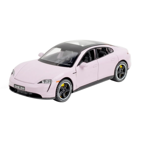 1/32 Car Diecast Toy Car Assembly Kids Gift Toy Gifts with Sound&Light for Porsche for Taycan