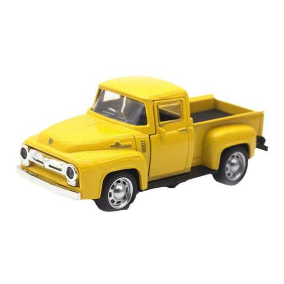 1:32 Classic Rustic Vintage Alloy Pickup Truck Vintage Pull-Back Car Model Toys