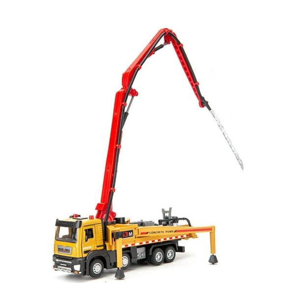 1:32 Concrete Pump Truck Model Toy Diecast Construction Vehicle Engineering Toys