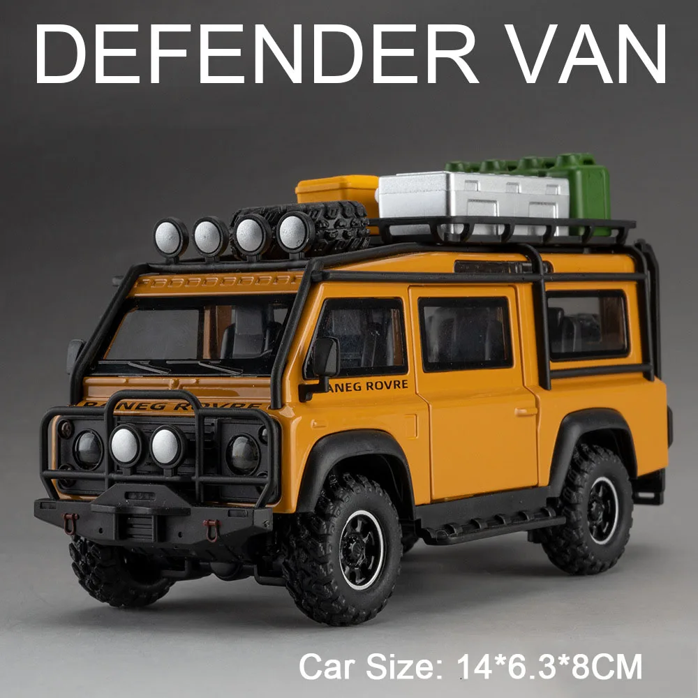 1:32 Defender VAN Model Toy Cars Alloy Diecast Land Rover Models Sound ...