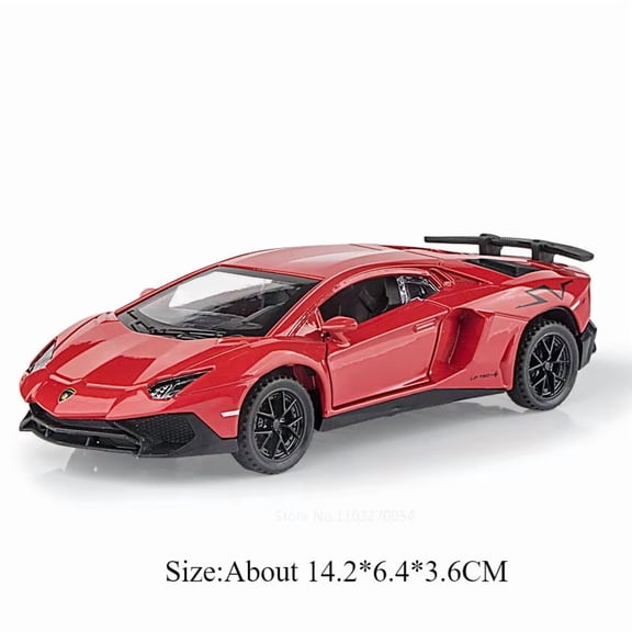 1:32 Divo Alloy Lambor LP750 Model Toy Diecast Car Door Openend with Sound Light Pull Back Miniature Sport Cars Collect Boy Gift