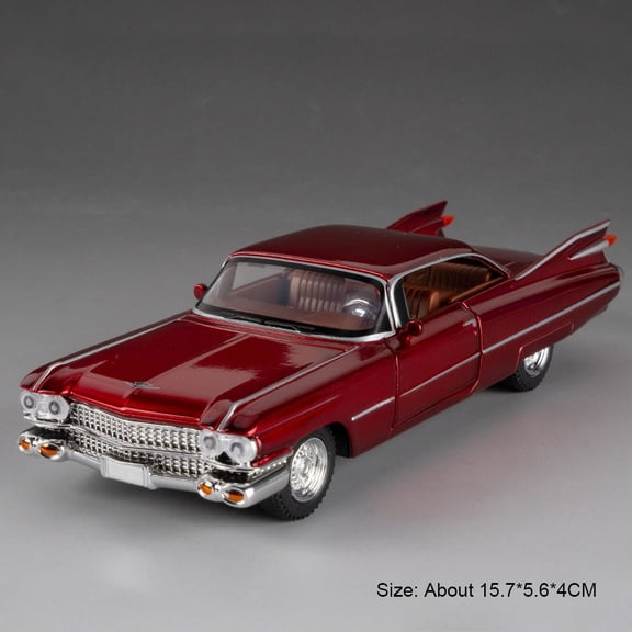 1:32 Eldorado Biarritz Charger 1970 Car Toy Models Alloy Diecast Vehicle Toys Sound Light Doors Opened Pull Back for Kid Gifts