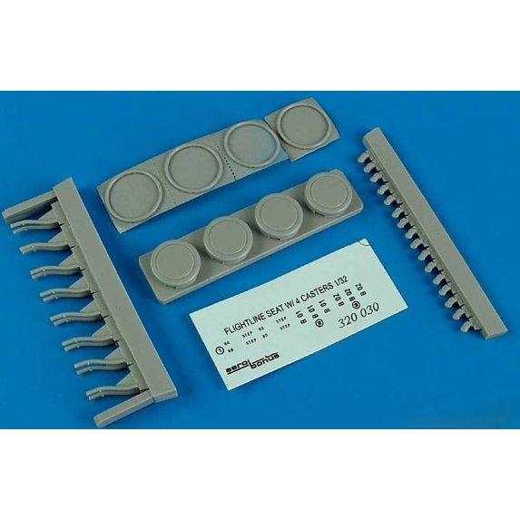 1/32 Flightline Seat w/4 Casters