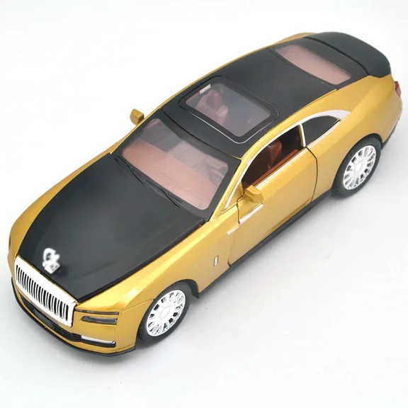 1/32 For Rolls Royce Sparkling die-casting metal alloy models car sound and light recycling series, children's toy gifts
