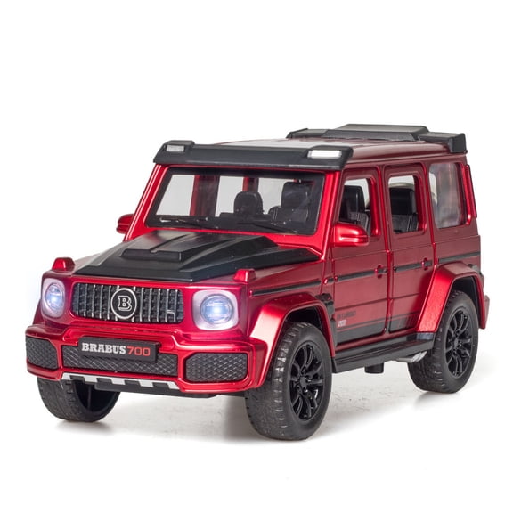 1:32 G700 Model Toy SUV Car Alloy Diecast with Pull Back Sound Light 6 Doors Opened Off-road Vehicle Collection for Kids Gift