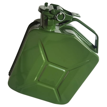 1.32 Gallons Green Practical Can Gasoline Jerry Can Metal Steel Tank Emergency