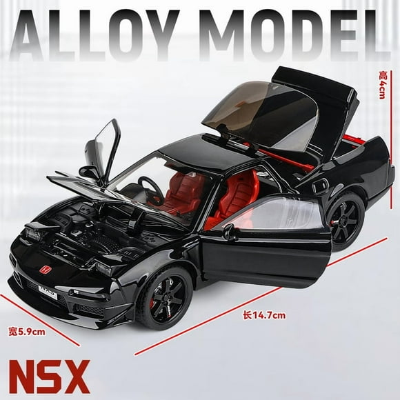 1:32 HONDA Acura NSX NA1 Alloy Sports Car Model Diecasts & Toy Vehicles Metal Racing Car Model Simulation Sound Light Kids Gifts