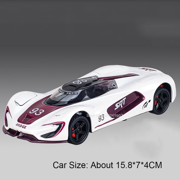 1:32 Hellcat Tomahawk Model Toy Supercars Alloy Diecast Sound Light Doors Opened Pull Back Simulation Sports Car Toys for Kids