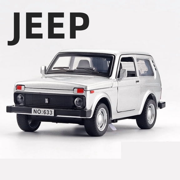 1:32 LADA Alloy Retro Car Model Car Central Control Ornaments Sound and Light Toy Christmas Gifts for Children