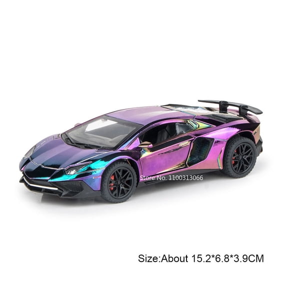 1:32 Lambor LP750-4 LP770-4 Cars Toy Models Light Sound Miniature Model Vehicles Doors Opened Sports Car Children Festival Gifts