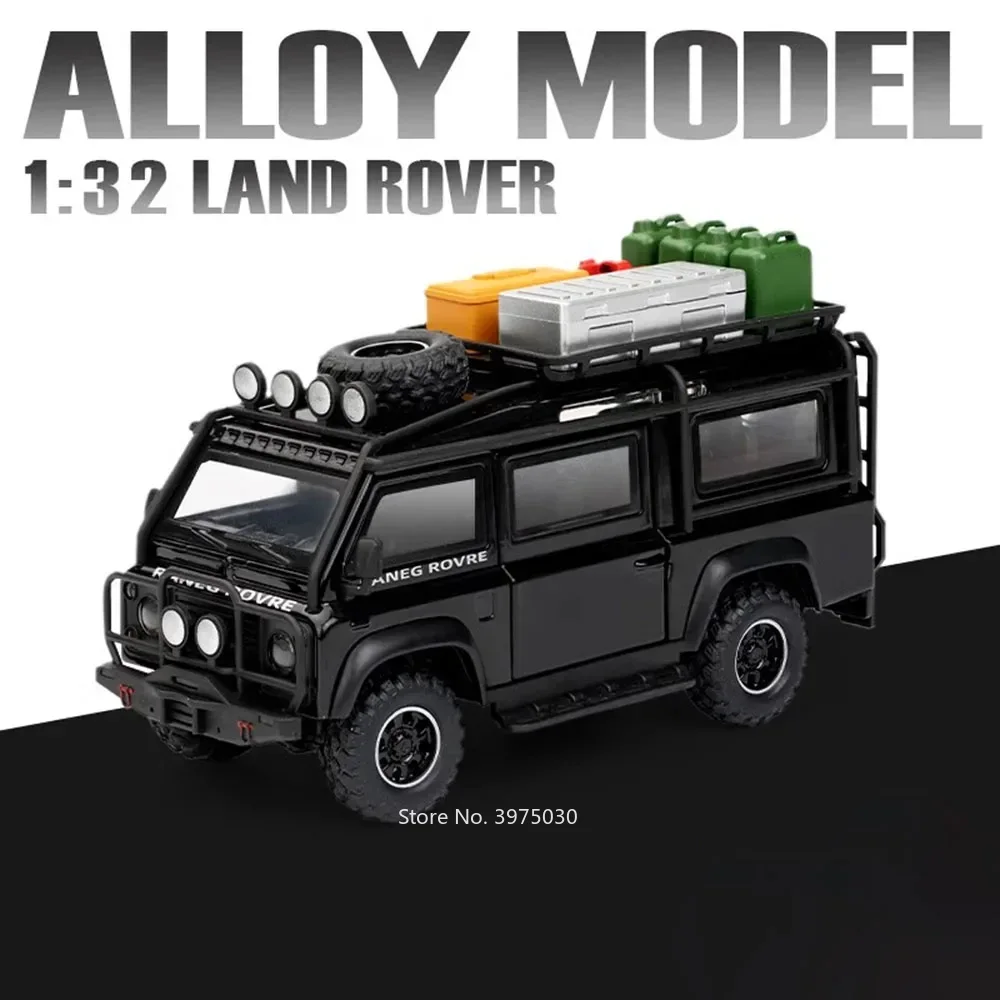 1:32 Land Rover Defender Toys Cars Model Off-Road Vehicles Alloy ...