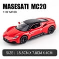 thumbnail image 1 of 1:32 MC20 Coupe Alloy Sports Car Diecast Miniature Metal Car Simulation Sound ＆ Light Toy Car For Boys Fast And Furious, 1 of 8