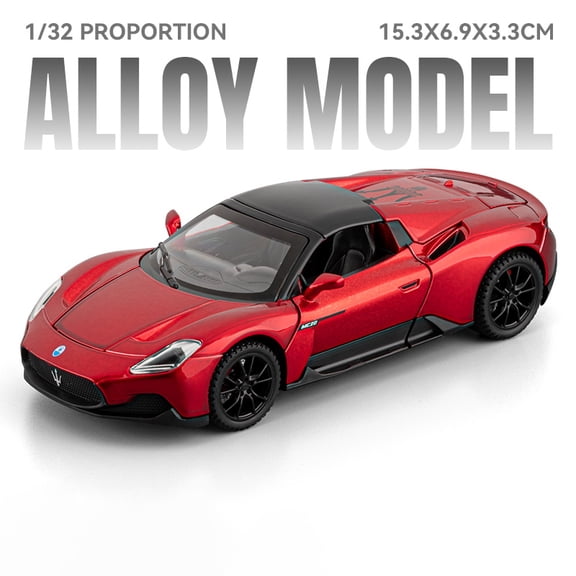 1:32 Maserati MC20 Supercar Alloy Diecast Model Car Boy’s High Simulation Miniature Holiday Present & Home Trendy Ornament Toys