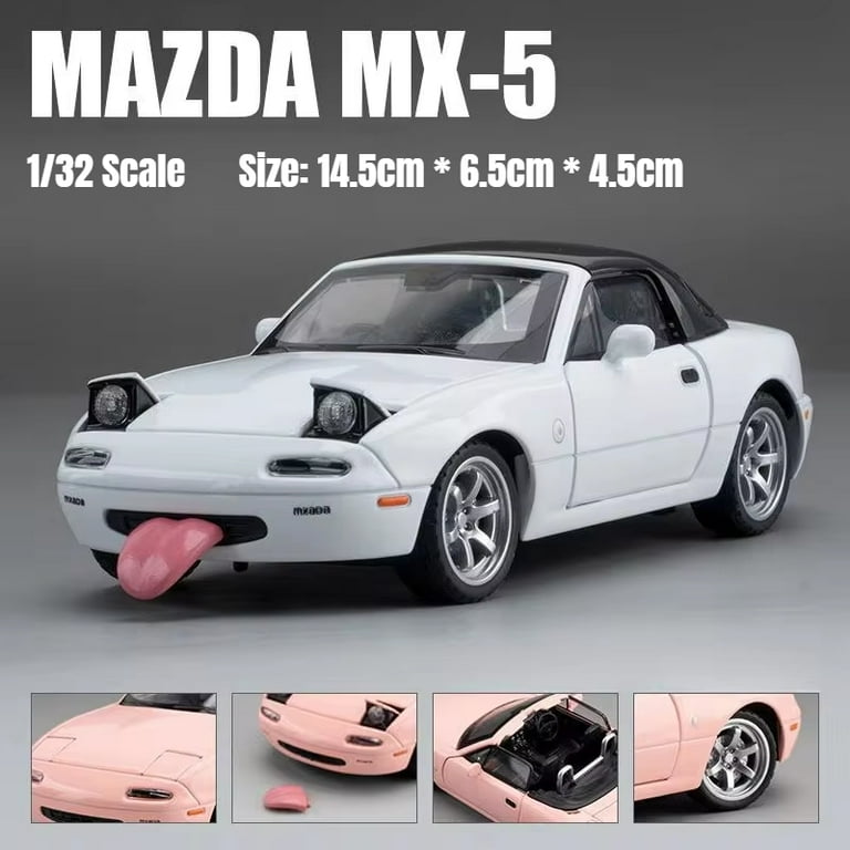 1/32 Mazda MX-5 Miniature Diecast Miata RoadSter Toy Car Model