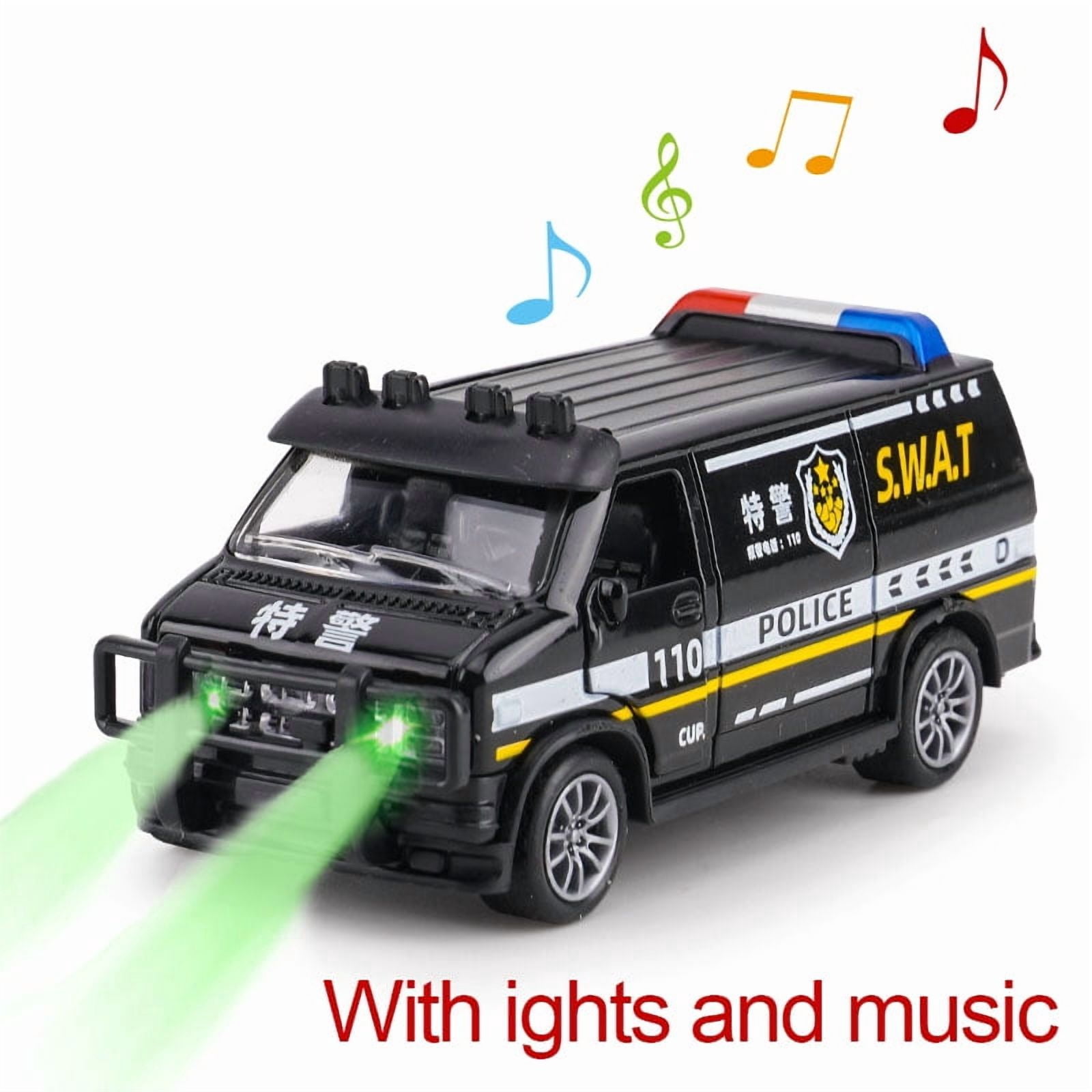 SPYMINNPOO Ambulance 1/32 – Voiture En Alliage Avec Sons Et Lumières, Cadeau 2-5 Ans