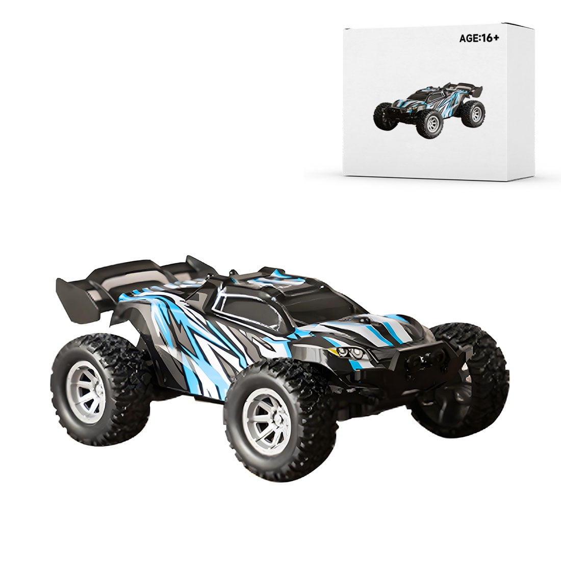 1/32 Mini Electric RC Drift Off-Road Car Model, 2.4G 20KM/H HighSpeed Racing Crawler Vehicle (RTR Version)
