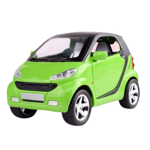 1:32 Model Car Metal Diecast Toy Vehicle Kids Sound Light Gift For Smart ForTwo Accessories