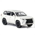 thumbnail image 1 of 1:32 Model Toy Car Diecast Alloy Sound&Light Pull Back Car Model Toy Gift For Lexus （LX570 SUV） Toy Car for Present Colletion, 1 of 5