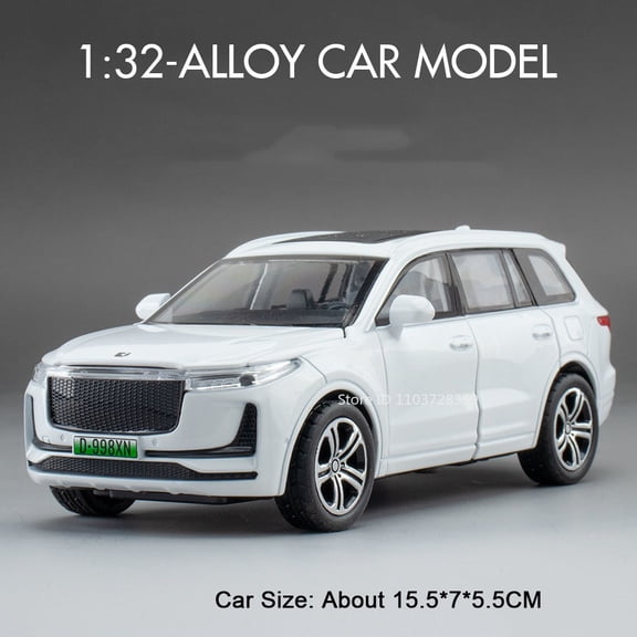 1:32 New Energy SU7 ONE Car Model Toys Alloy Diecast Pull Back Doors Opened Sound Light Decoration Vehicle Models for Children