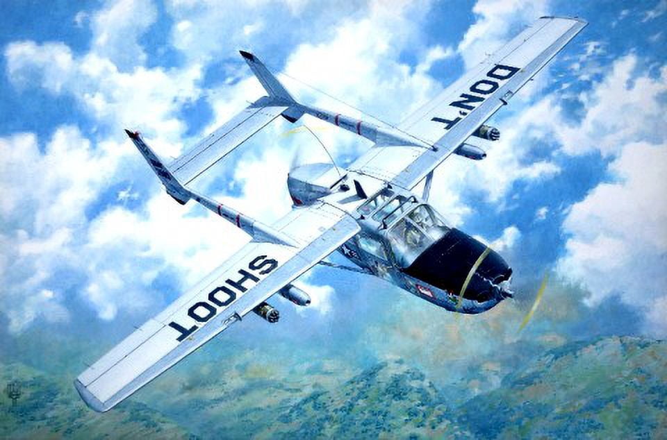 1/32 O2A Skymaster USAF Multi-Purpose Light Aircraft - Walmart.com