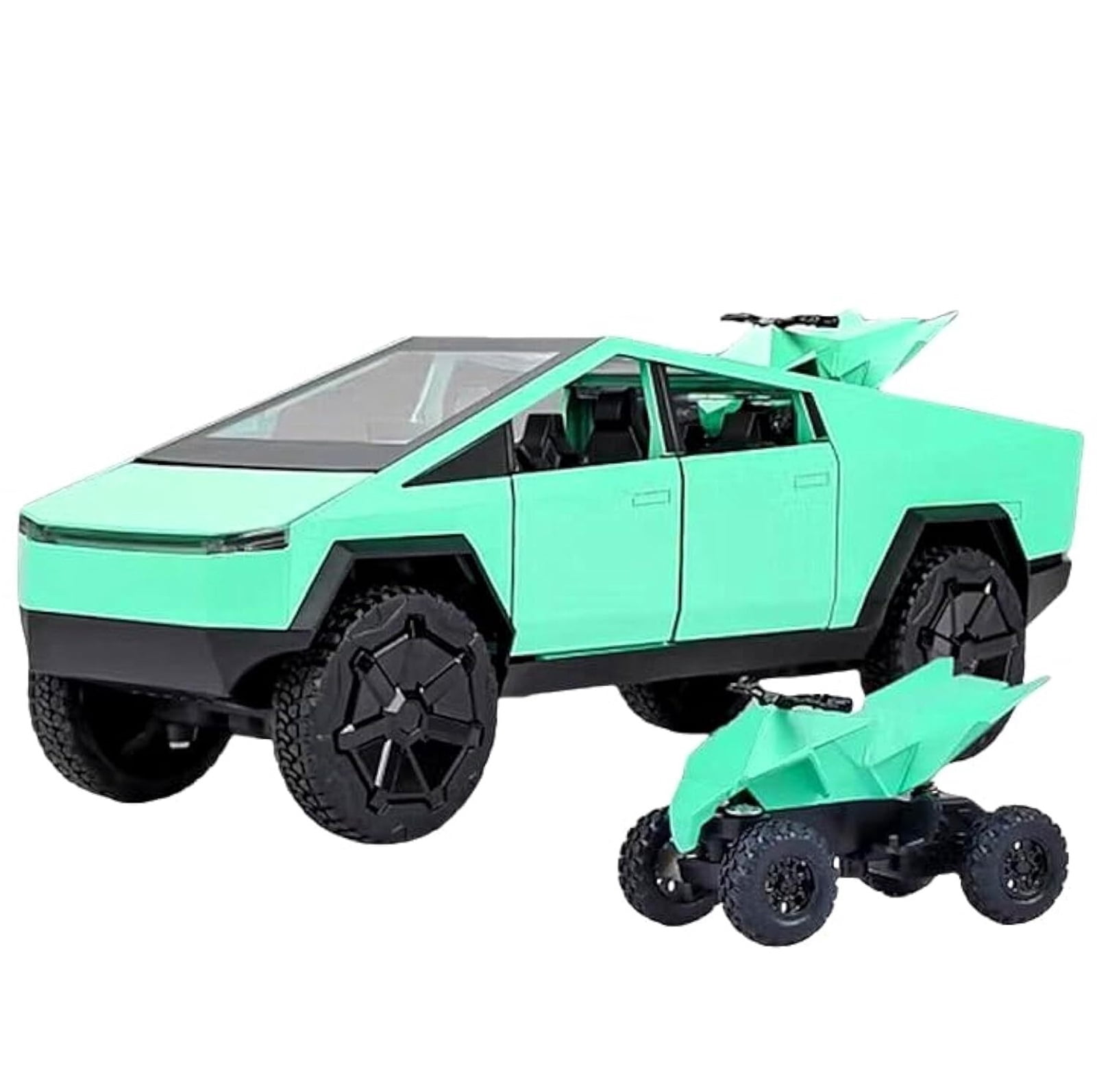 1/32 Pickup Trailer RV Model Kit, Off-Road Vehicle Alloy,Car Model ...