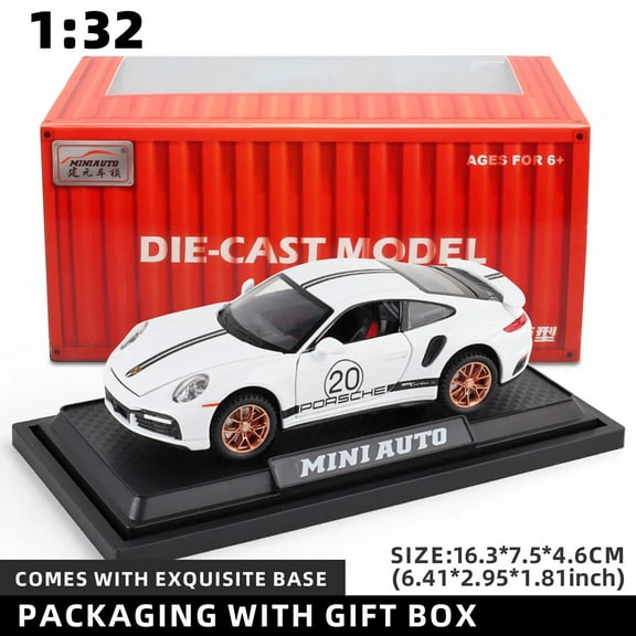 1:32 Porsche 911 GT3 RS  1/32 Scale Diecast Metal Model Toy Sports Car