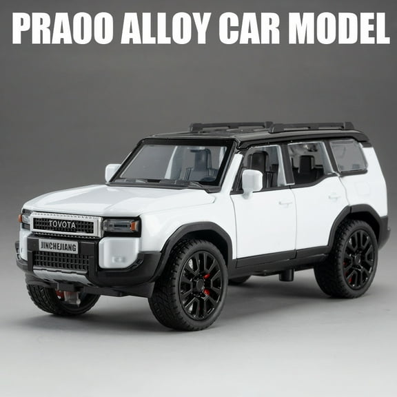 1:32 Prado SUV 2025 Alloy Die Cast Toy Car Model Sound and Light Children's Toy Collectibles Birthday gift