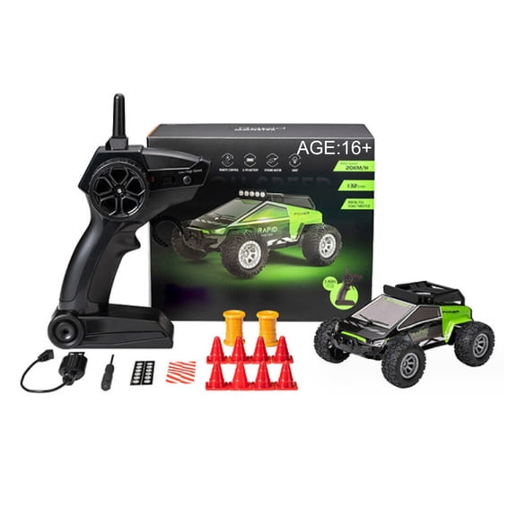 1/32 RC Off-Road Drift Car for Adults, 2.4GHz Mini Electric 4WD Crawler, 20KM/H Full Proportional Remote Control Vehicle RTR Model for Hobbyists