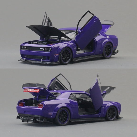 1:32 Redeye Hellcat Alloy Musle Car Model Diecast Metal Sports Car Vehicles Model Sound Light Kids Toy Gift