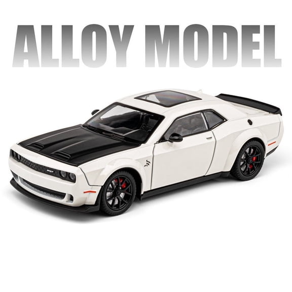1:32 Redeye Hellcat Alloy Musle Car Model Diecast Metal Sports Car Vehicles Model Sound Light Kids Toy Gift
