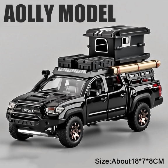 1:32 Scale Alloy Diecast SUV Car Toy with Open Doors, Sound & Light, Pull Back Action - Mini Vehicles for Toddlers, Kids Gift