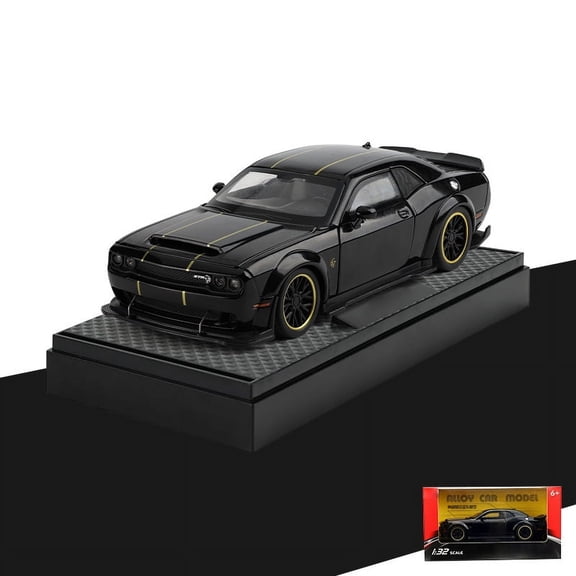 1:32 Scale American Muscle Car Replica, Alloy Diecast Sports Car Model with Detailed Design, Decorative Collectible for Hobby Display