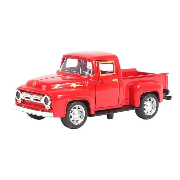 1:32 Scale Classic Pickup Car Alloy Die-Cast Car Model Collection Decoration Ornaments, Kids Play Vehicle Toys with Pull Back