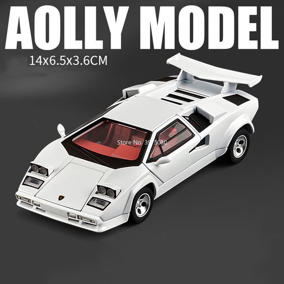 1:32 Scale Classic Sports Car Diecast Model, Alloy Vehicle with Light & Sound, Openable Doors