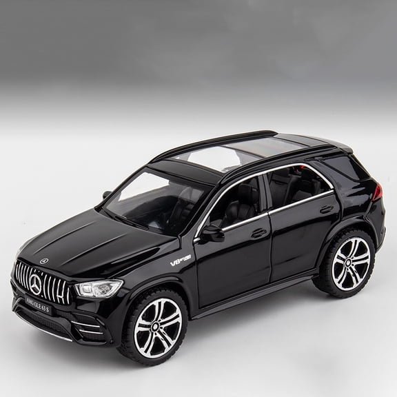 1:32 Scale GLE 63S Car Model Toy Metal Diecast Sound Light Pull Back Doors Opened SUV Simulation Toys Miniature Ornament Gifts