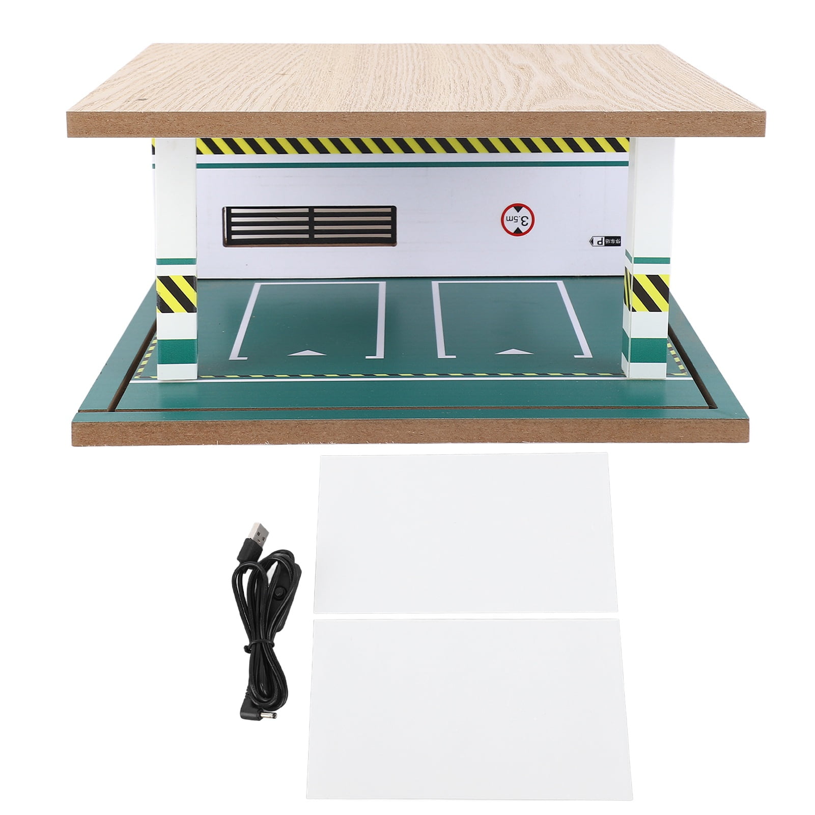 1:32 Scale Garage Display Case 2 Parking Space Underground Parking Lot ...