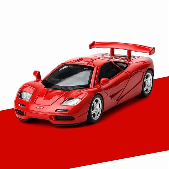 1:32 Scale McLaren F1 XP4 XP5 Diecast Car Model, Alloy Supercar with Sound, Light & Pull Back Function