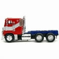 thumbnail image 1 of 1 to 32 Scale Optimus Prime Tractor Truck Red & Blue with Silver Stripes Transformers Rise of the Beasts Movie Hollywood Rides Series Diecast Model Car, 1 of 1