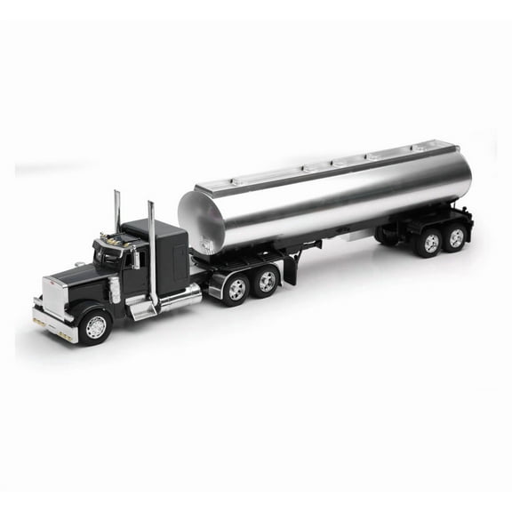 Toy Truck 1:32 Scale Peterbilt 379 Oil Tanker Diecast Truck, Gift For Dad and Truckers