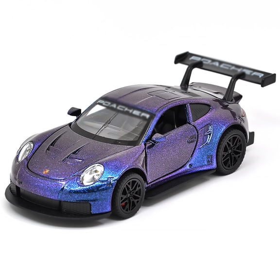 1:32 Scale Porsche 911 GT3RS Alloy Die-Cast Metal Car Model with Sound, Lights, and Recoil Function - Kids' Toy Car Collection, Boy's Birthday Gift