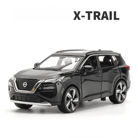 1/32 Scale X-Trail Toy Car Model Alloy Diecast Pull Back Model Vehicle with Sound Light Boys Festival Toy Gift Collection