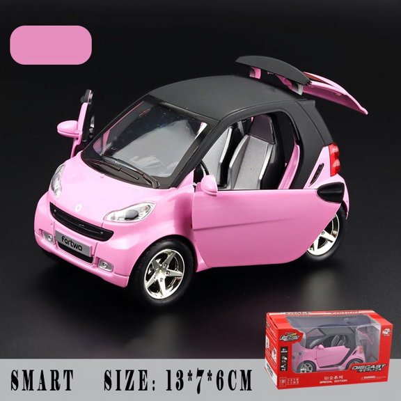 1:32  Smart Alloy Metal Diecast Car Model Mini GT Sound & Light Premium Desktop Ornaments Gifts For Boyfriend Boy