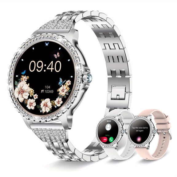 1.32" Smartwatch w/ Wireless Call, Message, Voice Assistant, 100+ Sport Modes, Fitness Tracker