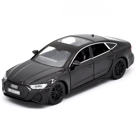 1: 32 Suitable for Audi RS7 Model Toy Car Alloy Die Casting 6 Doors with Rear Pulling Rubber Tire Decoration Car Toy Gift